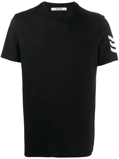 Zadig & Voltaire Tommy Arrow Print T-shirt In Noir