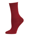 Falke City Soft Wool-blend Socks In Chili