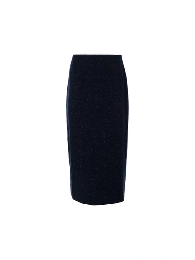 Agnona Skirt In Navy Blu