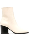Aeyde Women's Leandra Leather Ankle Boots In Neutrals
