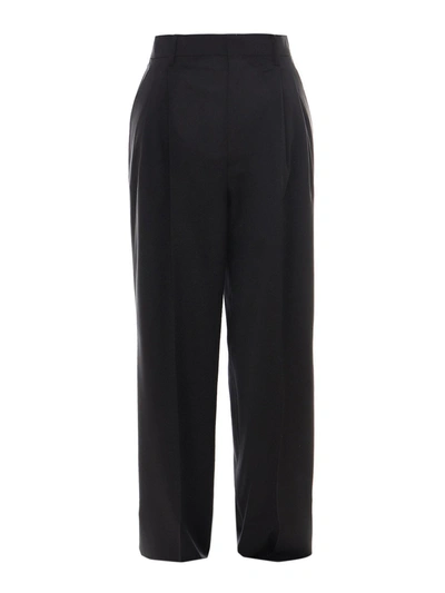 Dsquared2 Stretch Wool Tailored Pants In Black