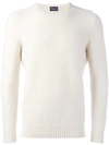 Drumohr Crew Neck Jumper In White