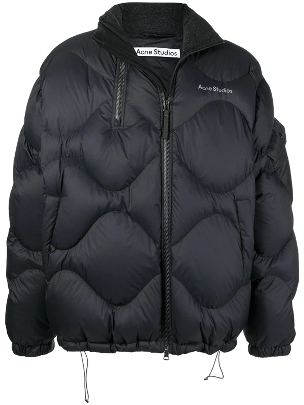Acne Studios ダウン Acne Studios Double-zip Down Puffer Jacket In Black | ModeSens