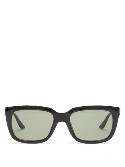 Balenciaga Square-frame Logo-detailed Acetate Sunglasses In Black