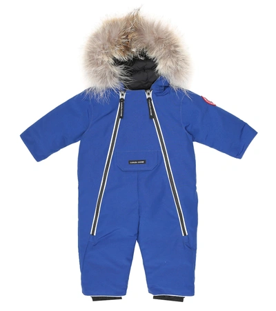 Canada Goose Kids Baby Lamb Snowsuit (0-24 Months) In Blue | ModeSens