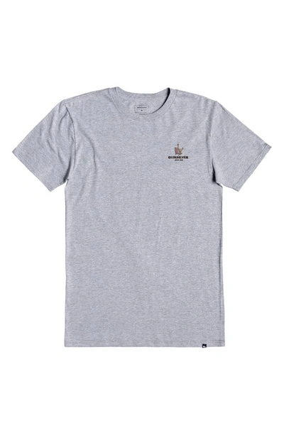 Quiksilver Palm Delights Graphic Tee In Athletic Heather