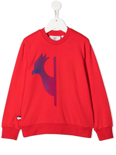 Rossignol Kids' Rooster Sweatshirt In Red