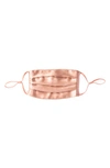 Slip Pure Silk Adult Pleated Face Covering In Rose Gold