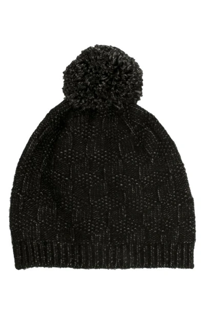 Rebecca Minkoff Texture Beanie In Black