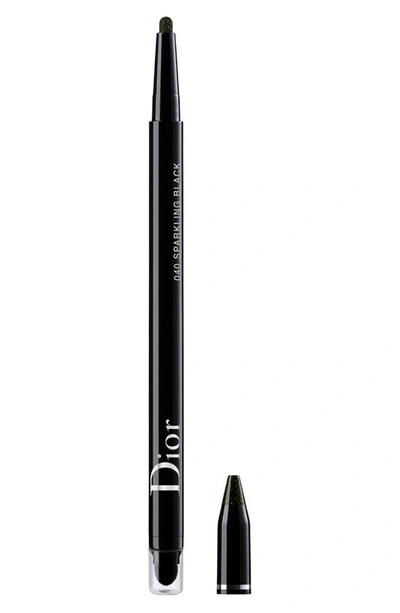 Dior Show 24h Stylo Golden Nights Limited Edition Waterproof Eyeliner In 040 Sparkling Black