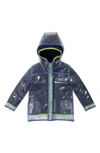 Andy & Evan Kids' Peek-through® Jacket In Navy