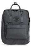 Fjall Raven Fjällräven Re-kånken Water Resistant Backpack In Slate