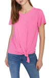 Sanctuary Perfect Knot T-shirt In Hot Pink