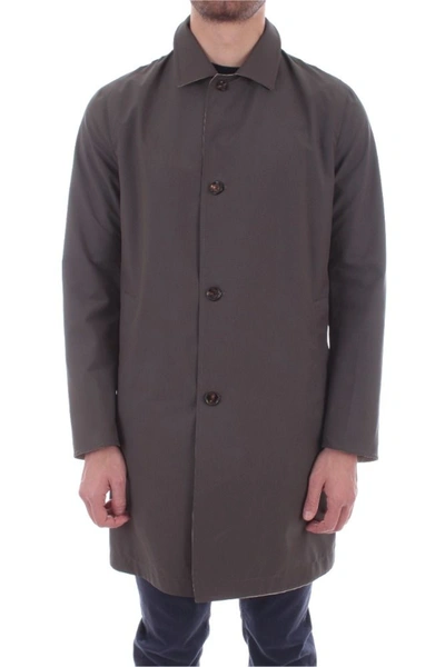 Kired Men's Ben0201 Brown Wool Coat