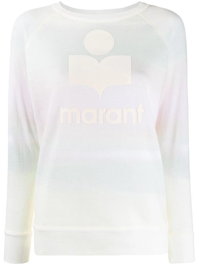 Isabel Marant Étoile Milly Tie-dye Print Cotton-blend Sweatshirt In Yellow