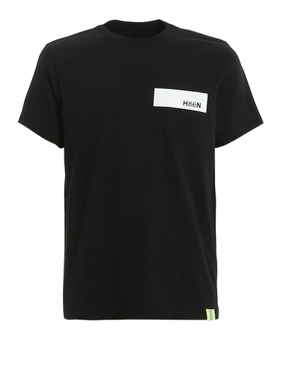 Hogan Short-sleeved T-shirt With Logo In Black