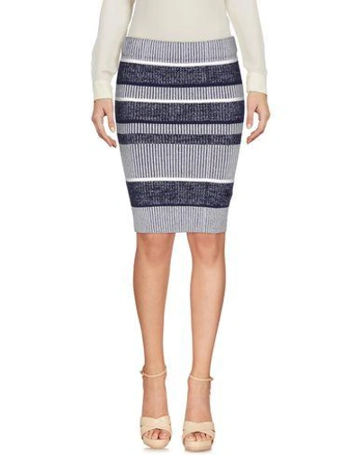 Finders Keepers Knee Length Skirt In Dark Blue