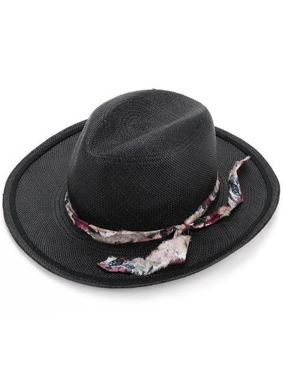 Undercover Patterned Band Hat In Black