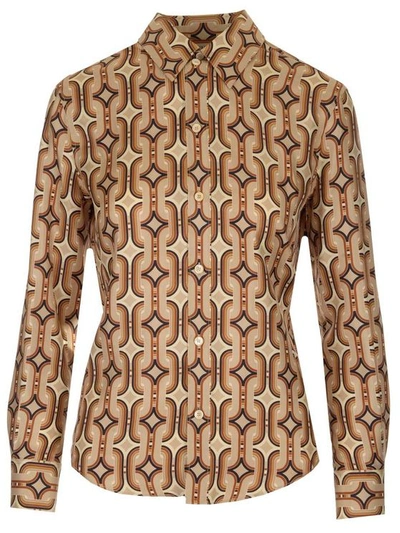 Celine Céline Women's Beige Silk Shirt