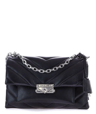 Michael Kors Women's Black Leather Shoulder Bag