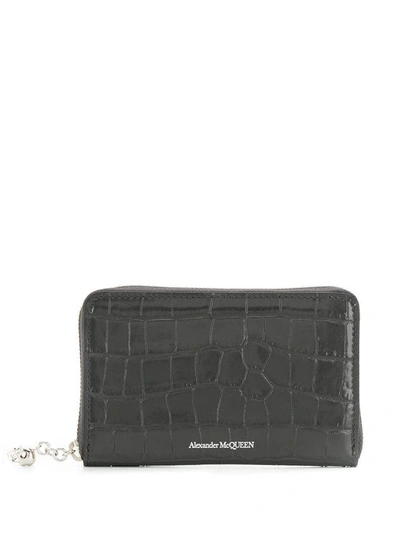 Alexander Mcqueen Women's Black Leather Wallet