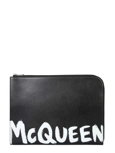Mcq By Alexander Mcqueen Pouch With Logo In Black