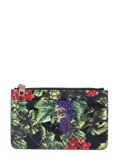 Dolce & Gabbana Card Holder With Logo In Multi