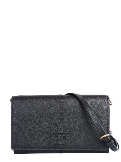 Tory Burch Mcgraw Pouch In Black
