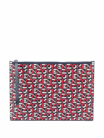 Kenzo Women's Red Leather Pouch