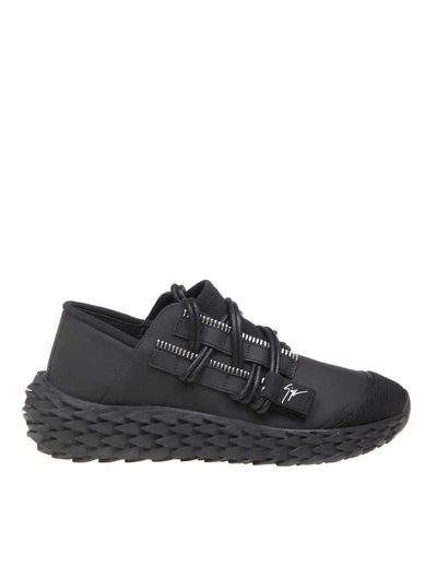 Giuseppe Zanotti Design Women's Rw90024002 Black Polyester Sneakers