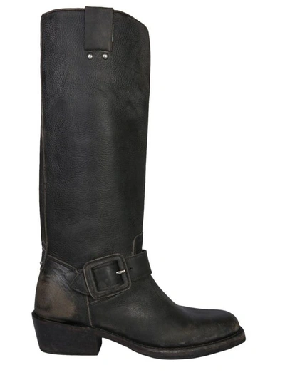 Ash Women's Black Leather Boots