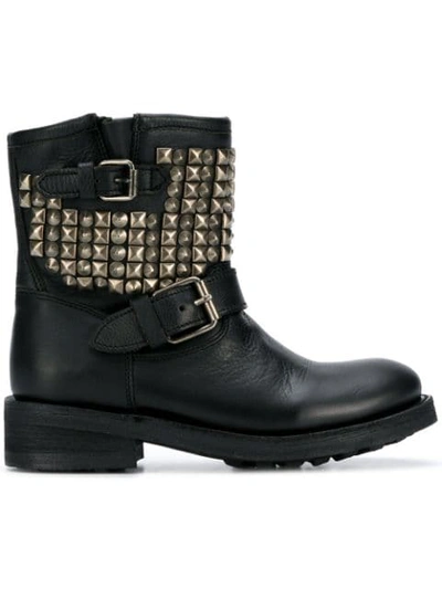 Ash Tennesse Boots In Black