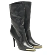 Stella Mccartney Faux Leather Ankle Boots In Black