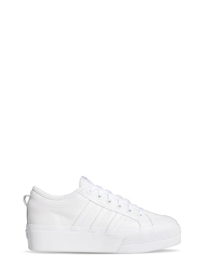 Adidas Originals Adidas Women's White Leather Sneakers