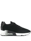 Ash Lucky  Knit Trainers - Black