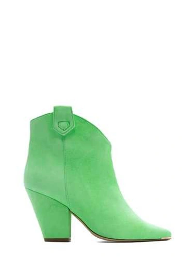 Aldo Castagna Green Suede Boots