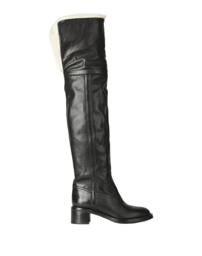 Celine Folco Over The Knee Boots In Black