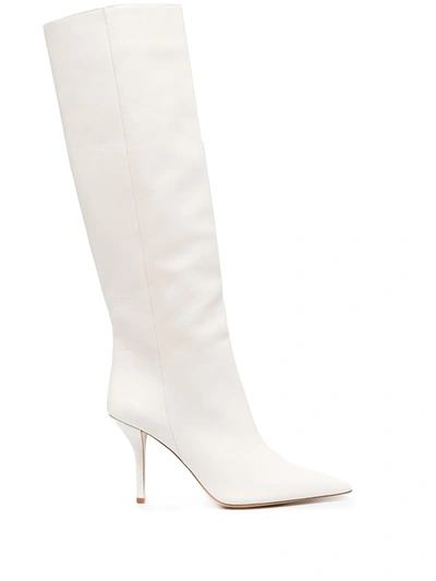 Gia Couture X Pernille Teisbaek Perni 06 85mm Boots In White
