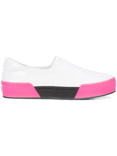 Opening Ceremony Didi Patent Leather Slip On In White