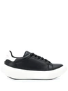 Marni Low-top Thick-sole Sneakers In Black