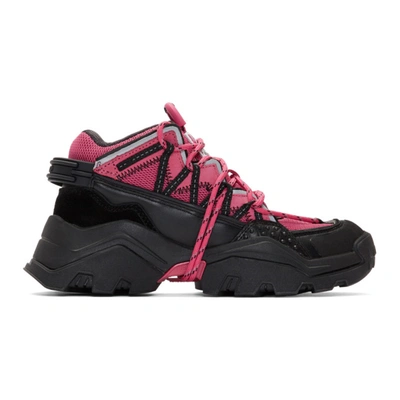 Kenzo Two-colored Inka Sneakers In Pink