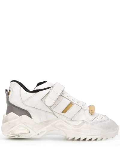 Maison Margiela Retro Fit Low-top Sneakers In White