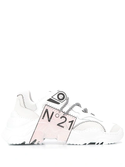 N°21 Billy Sneakers In White Leather