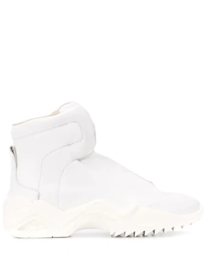 Maison Margiela Sneakers In White Leather