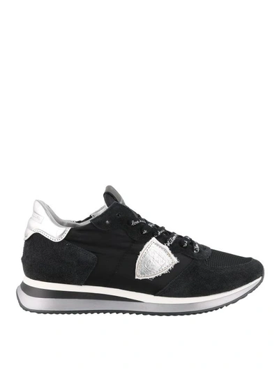 Philippe Model Trpx Sneakers In Black Synthetic Fibers