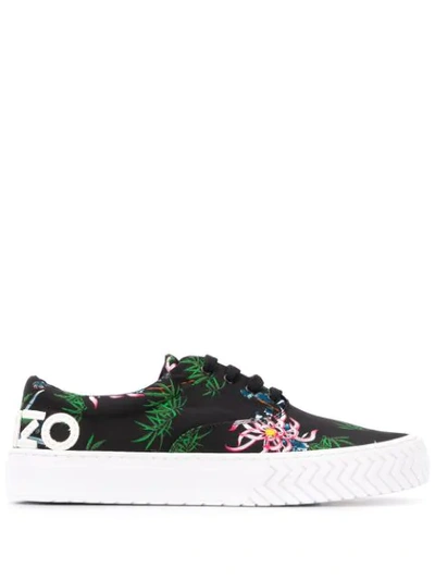 Kenzo 'sea Lily' K-skate Trainers In Black