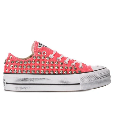 Converse Women's Red Fabric Sneakers