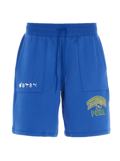 Puma X Th Reversible Shorts In Blue