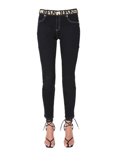 Versace Jeans Couture Denim Jeans In Black