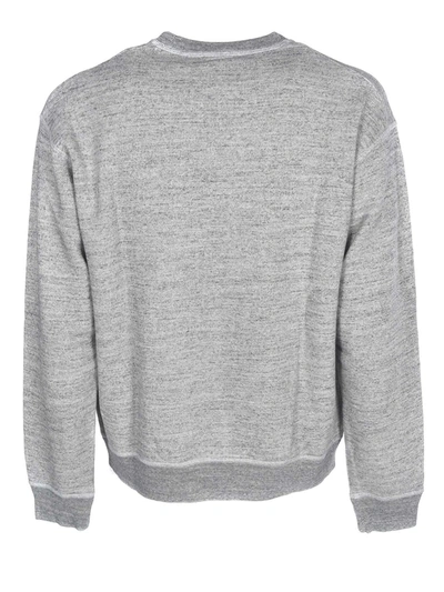 Dsquared2 Sweatshirt In Melange Grey